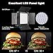 GVM Led Bi-Color Video Lights with APP Function, Variable CCT 2300K-6800K and 10%-100% Brightness with Digital Display for Video Studio Shooting, CRI97+ TLCI97 Led Light Panel +Barndoor