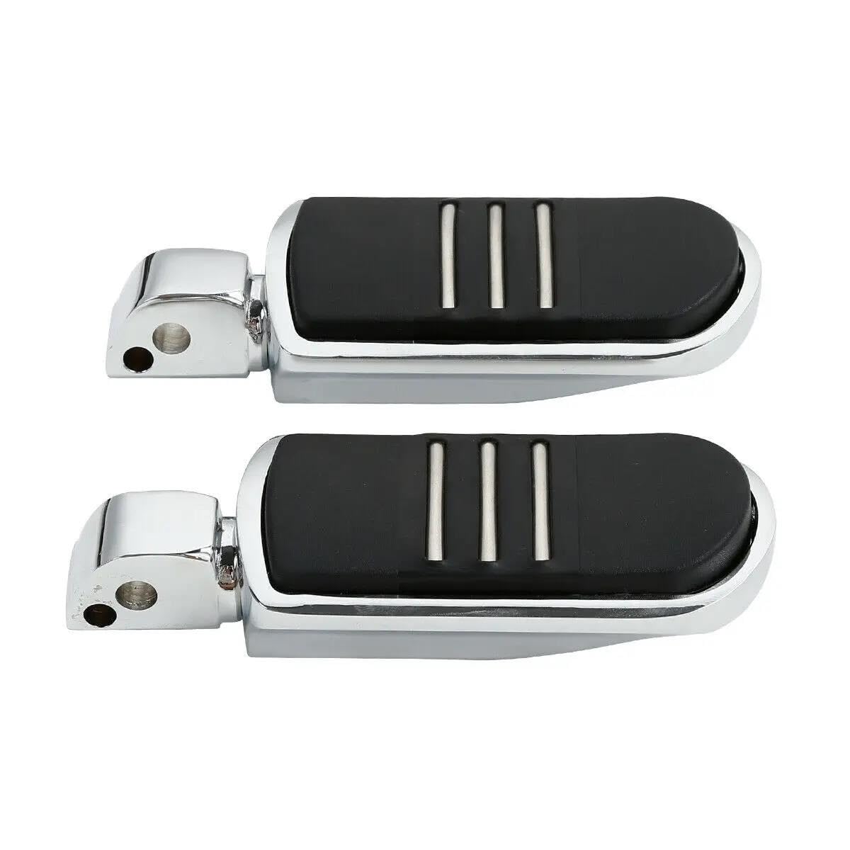 Supports repose-pieds passager arrière moto Harley Softail noir