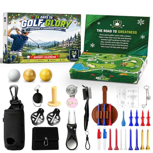 Golf Advent Calendar 2026 for Men Teen, Christmas Countdown Calendar Gift