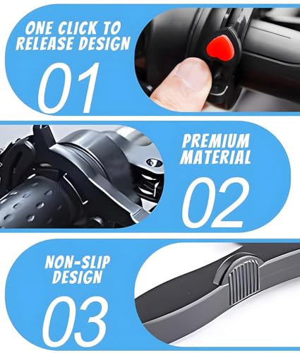 Image of 3-Piece Cruise Control for Bike, Motorcycle Cruise Control, Motorcycle Throttle Assist, Motorcycle Throttle Control Set with Easy Installation and Secure Locking Mechanism