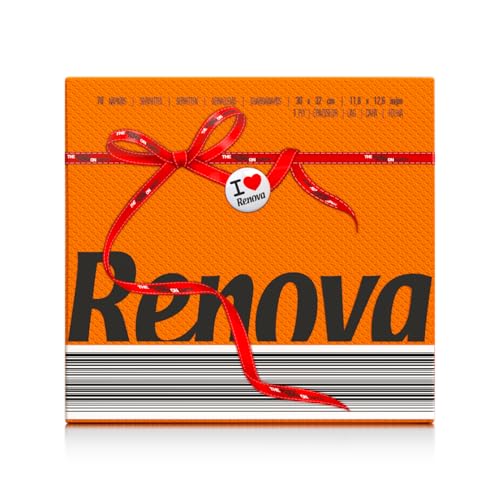 Renova Servilletas de papel Red Label Naranja - 70 servilletas
