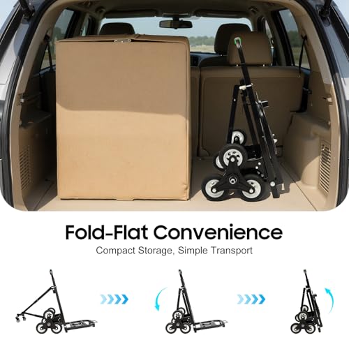 Carrito para escaleras con 10 ruedas y capacidad 330 lbs miniatura 4