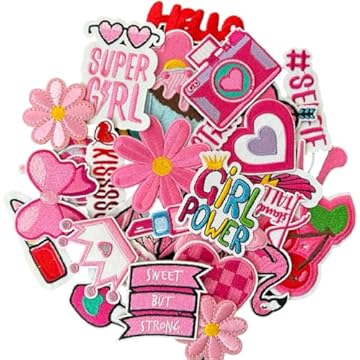 clothes girl embroidery patch