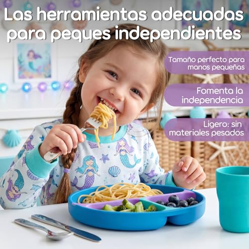 Catálogo para Comprar On-line Cubertería infantil los mejores 10. 9 Cubertería infantil marca Lehoo Castle (3)