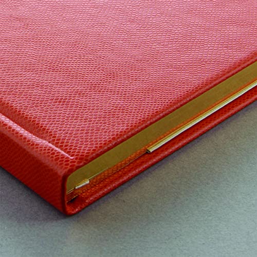 Carnet ligné d'exception Lett's Note Legacy Collection orange 20x12,7 cm