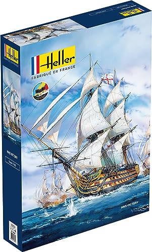 Maquette Bateau HMS Victory Heller Joustra kit de démarrage avec accessoires de montage