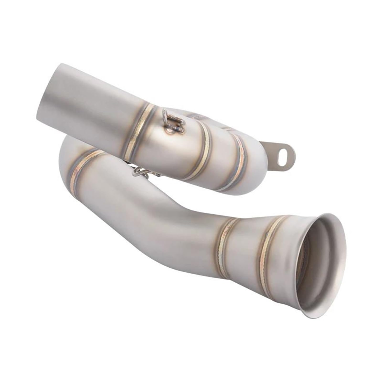 Escape Moto Universel para Zontes para 703RR para 703 RR 2024-2026 51mm Silenciador Slip On Acero Motocicleta Escape Medio Enlace Tubo Escape Conectar Cola Escape Moto