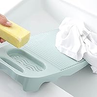 Vista 3 de Khakho Mini tabla de lavado de plástico rectángulo de lavado de ropa Junta de lavado a mano ropa y pequeños artículos delicados