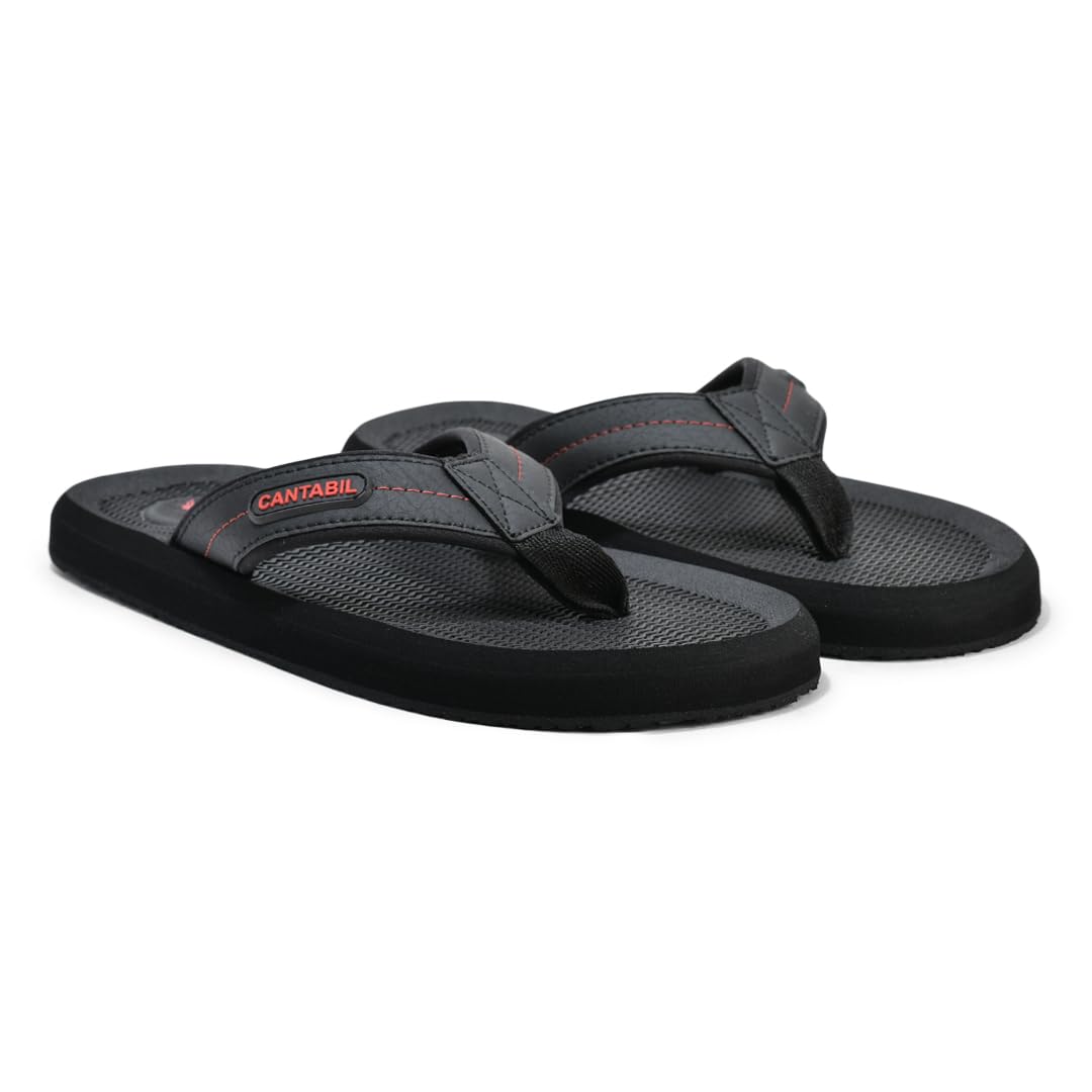 Casual Flip Flop for Men l Lightweight & Comfortable with Cushioned Insole EVA Upper Rubber Sole Slip on Closure (P_MSLP00028E)-image-3