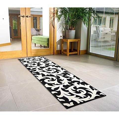 Bravich ModernFloral Long Hallway Runner Rug Cover