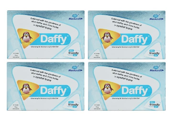 Daffy Bathing Bar - 75gm Pack Of 4