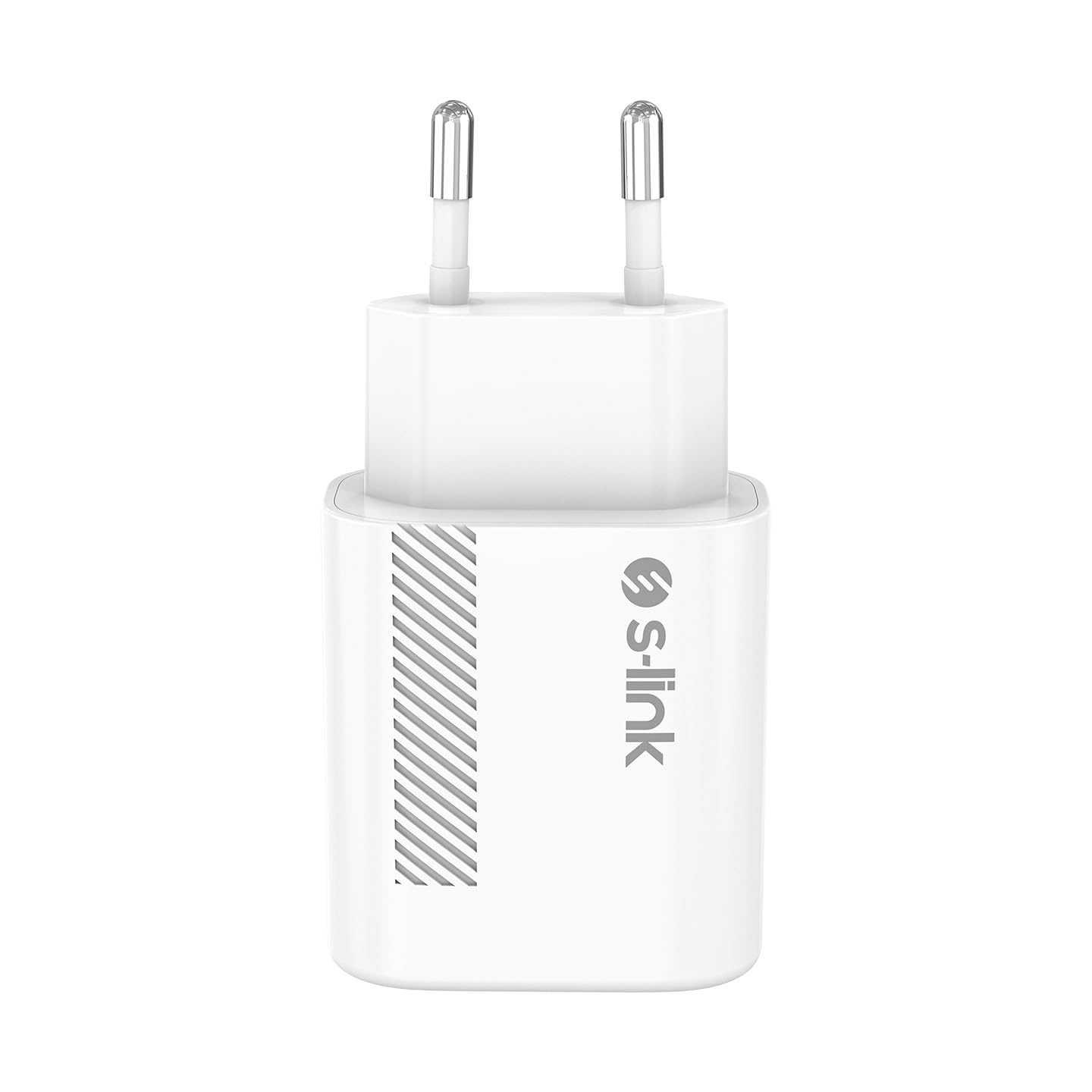 S-link SL-EC50 (SL-EC50T) 5V 2400MA Cavo di tipo C 2 Uscita USB Bianco Adattatore di ricarica domestica