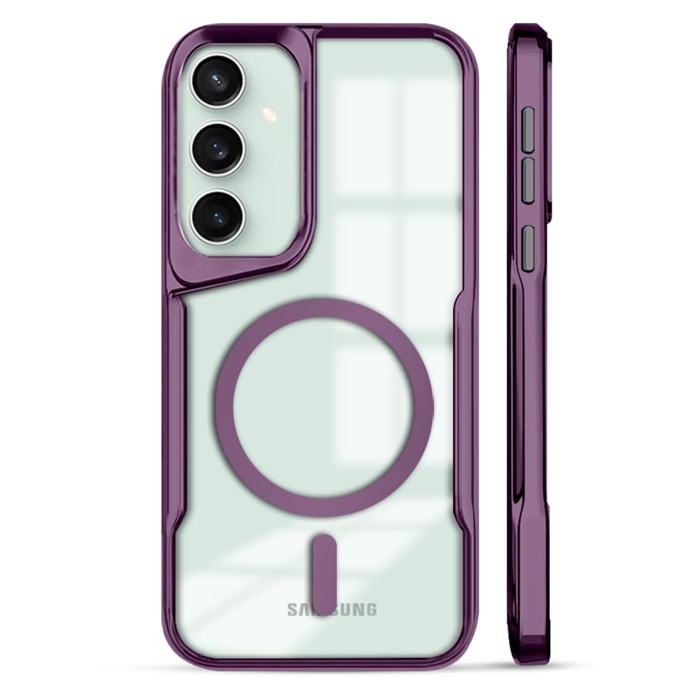 KARWAN® Samsung S23 FE Back Case Cover Hybrid Acrylic Transparent Electroplated Shockproof Phone Case for Samsung S23 FE (TPU | Titanium Purple) (B0DDQ7RY2F) Amazon Price History, Amazon Price Tracker