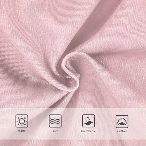 Joisal Cotton Toddler Underwear Floral Blush Pink Sand Beige Gradient Little Girl Panties Fun Briefs Underpants 2t3