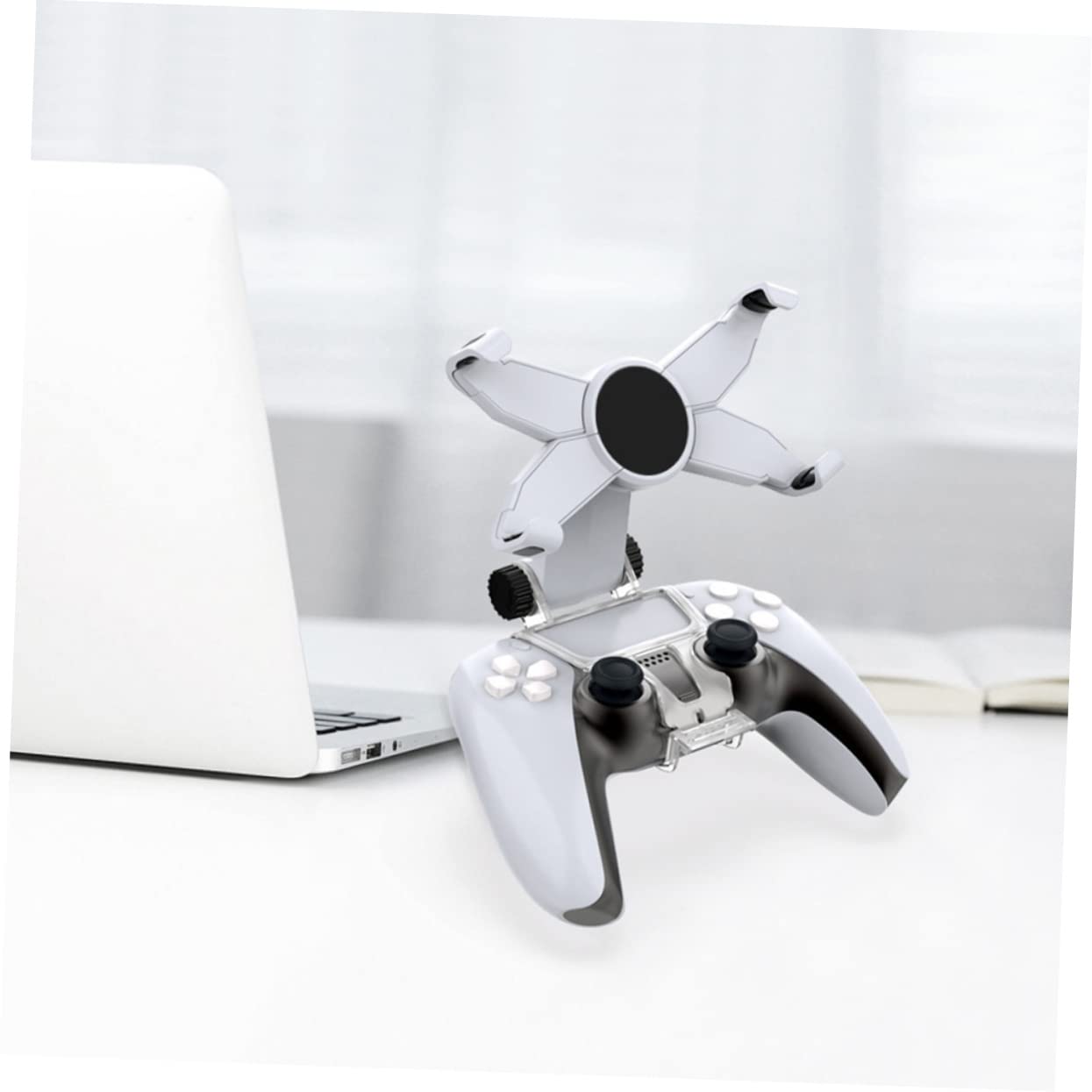 Angoily 3piezas Soporte Para Gamepad Inalámbrico y Teléfono Móvil Holder Práctico Para Compatible y Móviles Diseño Ergonómico y Multiusos Para Ver Videos y