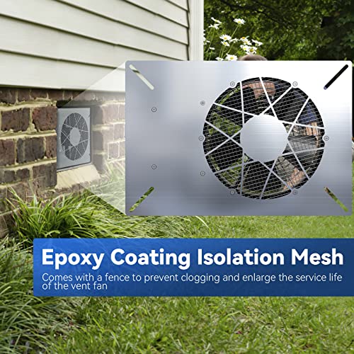 Abestorm 540Cfm Crawlspace Ventilation Fans Ip-55 Grade Basements Vent Fan 8.7 Inches Ventilator Fan With Freeze Protection Thermostat & Dehumidistat For Crawl Space Basement Attic Garage, Exhaust #TOP1