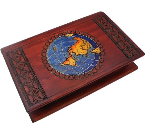 World Travel Book - Secret Wooden Puzzle Box