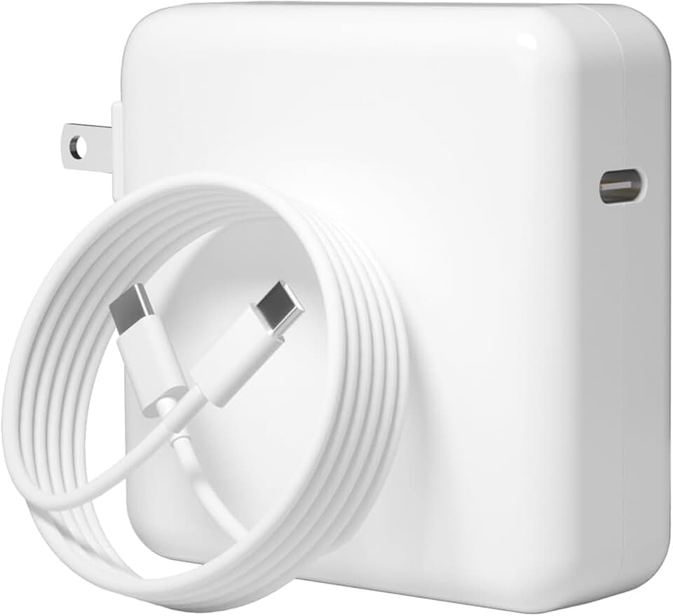 140W C to C Super Fast Charger,Compatible with MacBook Pro 16, 15, 14, 13 Inch, MacBook Air 13 Inch, iPad Pro 2021/2020/2019/2018, Lenovo and All Type C Devices White