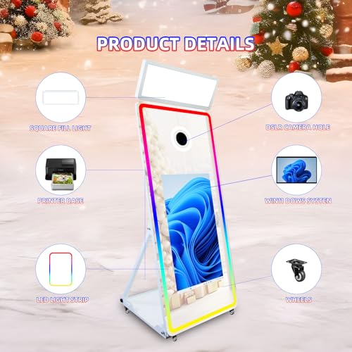 Ficha técnica VANYA Cabina de fotos con pantalla táctil de 32 pulgadas Máquina de cabina de fotos con espejo de 65 pulgadas Blanco, cabina de fotos de 32 pulgadas - Fernando Cortés Ficha técnica VANYA Cabina de fotos con pantalla táctil de 32 pulgadas Máquina de cabina de fotos con espejo de 65 pulgadas Blanco, cabina de fotos de 32 pulgadas - Fernando Cortés