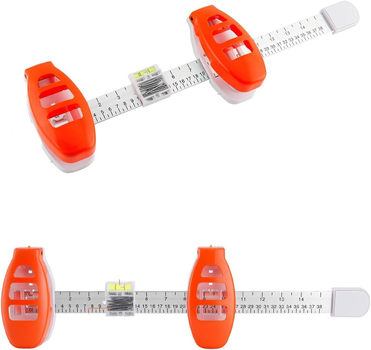 Hang Hero Picture Hanging Tool with Built-in Level Ruler, Precision Wall Mount Guide, ABS Frame Level Alignment Tool, Easy Marking Hook Positioning Tool for Frames, Artwork, Mirror & Home Decor