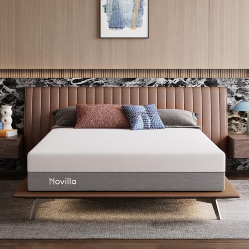 Novilla DualComfort - Colchón de Espuma fría (160 x 200 cm, 9 Zonas de Gel y Greentea, colchón de Espuma fría, 25 cm de Altura, colchón Reversible H4 y H5, Certificado Öko-Tex, Funda Transpirable y