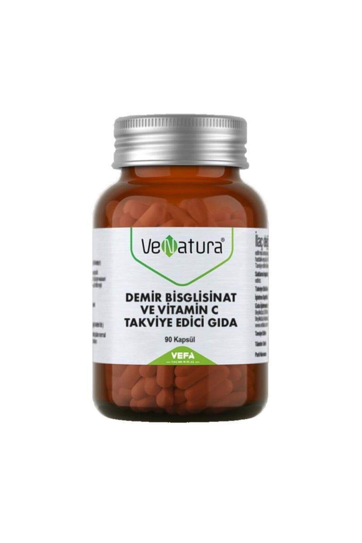 Venatura Demir Bisglycinate 17 Mg 90 Kapsül 1 Paket (1 x 1 Adet)