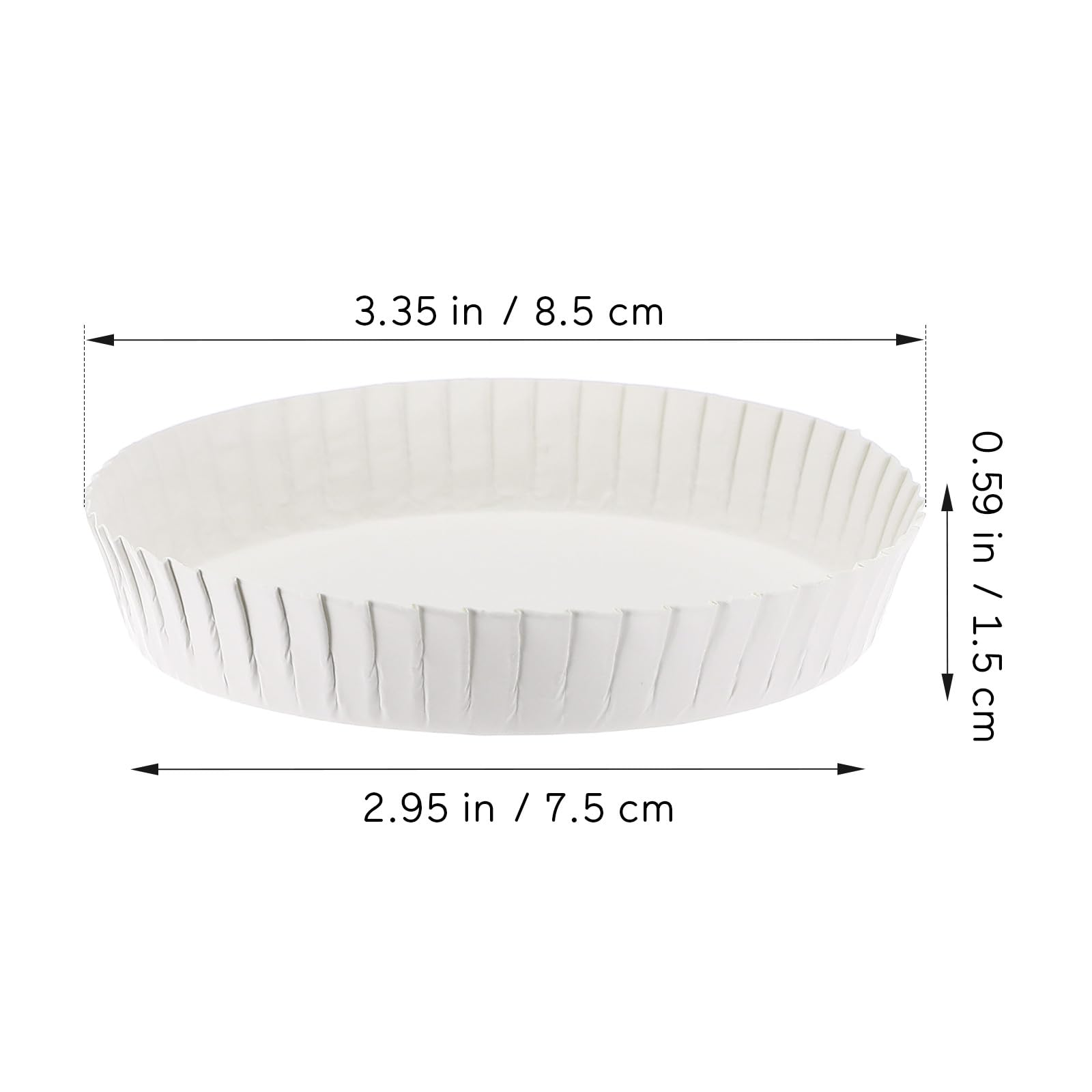 Ciieeo 100 Piezas Tapas Desechables para Vasos de Papel Protectoras para Copas de Vino Cubiertas para Bebidas Uso Hotel Restaurante Cafetería