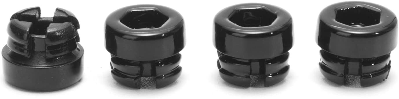 RTRHINOTUNING 50PCS 7.9mm/0.31in Decorative Nails Wheel/Rim Lip Rivets Nuts Replacement Rivets Bright Black Universal Wheel Spike Nuts Lip Rivets Nuts of 7.9mm/0.31in Hole