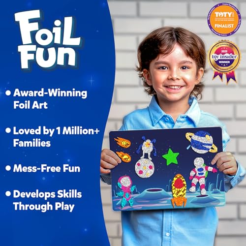 image for Skillmatics Foil Fun - Space, No Mess Art for Kids, Craft Kits & Suppl