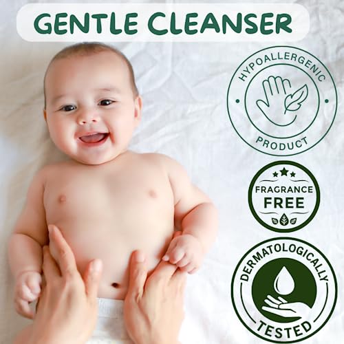 Tinoq Organic Baby Shampoo And Body Wash | Baby Soap Bar | Organic Baby Wash | Baby Body Wash| All Natural Ingredients Chamomile & Green Tea Oil Fragrance-Free | Ecofriendly Packaging, Zero Waste 3Pcs #TOP3
