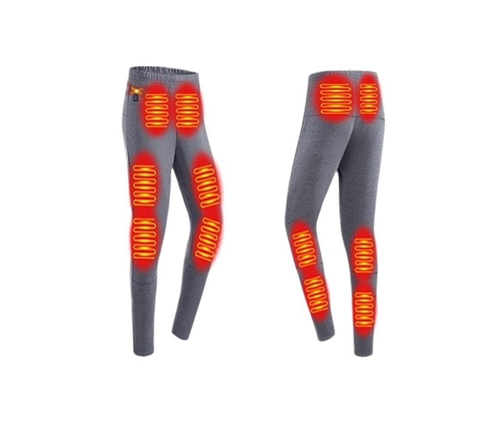 Elektrycznie podgrzewana bielizna, Męska/kobieca podgrzewana bielizna termoaktywna Electrothermal Top & Bottom Washable Elektryczna bielizna termoaktywna z 3-stopniową regulacją temperatury(Women's lo