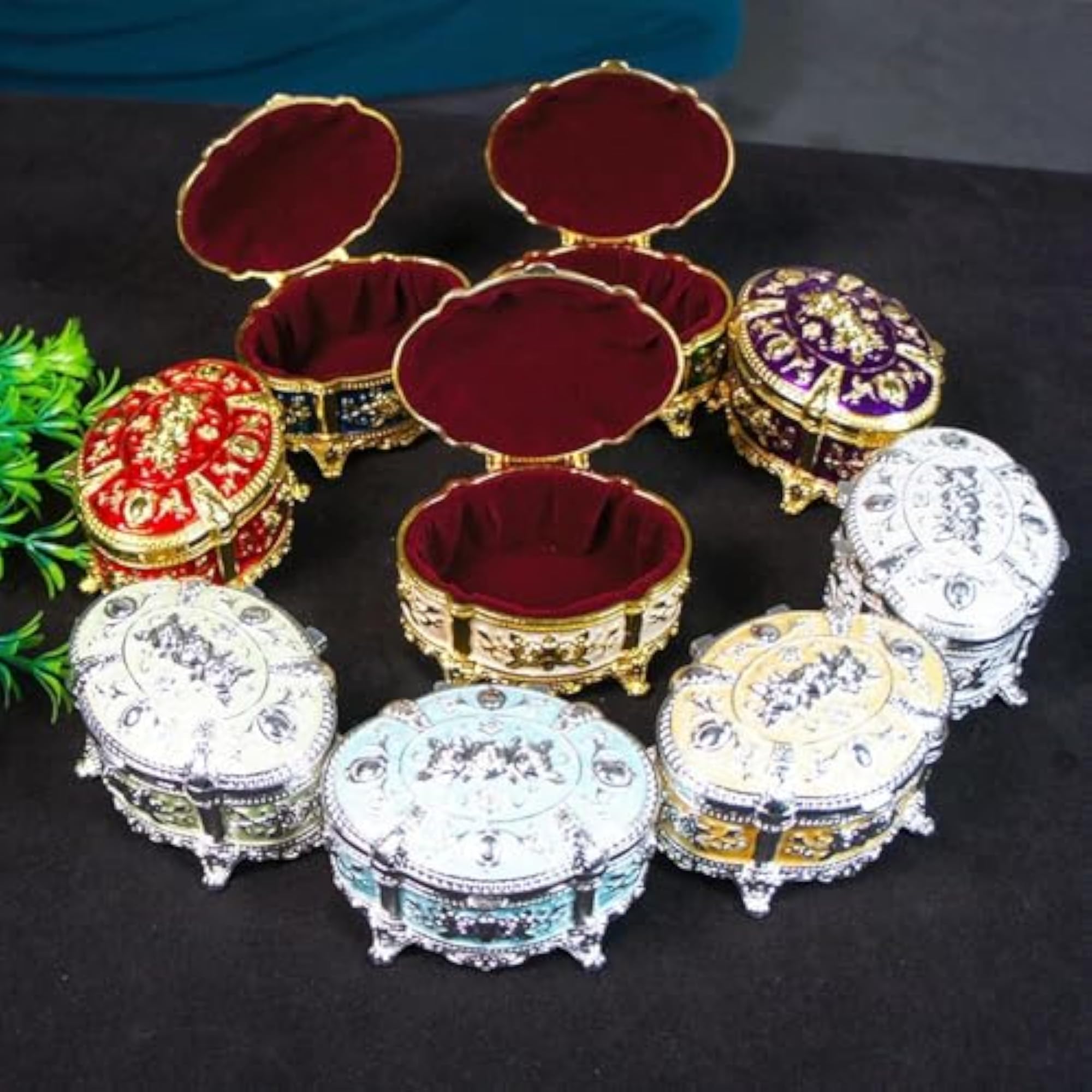 Ring Trinket Case Storage Organizer, Luxury Jewelry Box