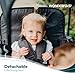 WONDERFOLD W2 Elite Double Stroller Wagon Featuring 2 High Seats with 5-Point Harnesses, Adjustable Push Handle, and Height Adjustable UV-Protection Canopy, W2 Elite Gray