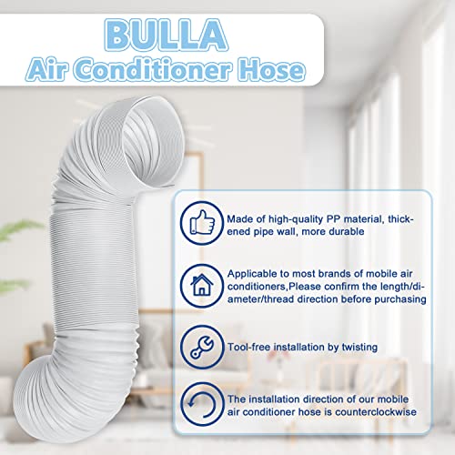Tuyau evacuation climatiseur mobile flexible PVC robuste 15cm 2m