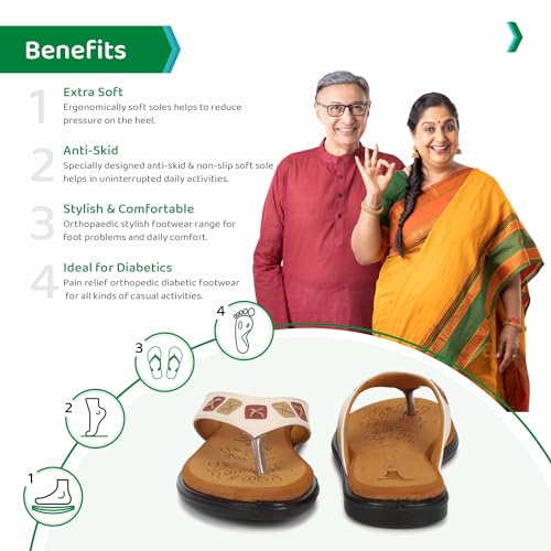 Image of ORTHO JOY doctor Slipper for women Fancy || Orthopedic Women's Fashion Slipper || Comfortable slippers