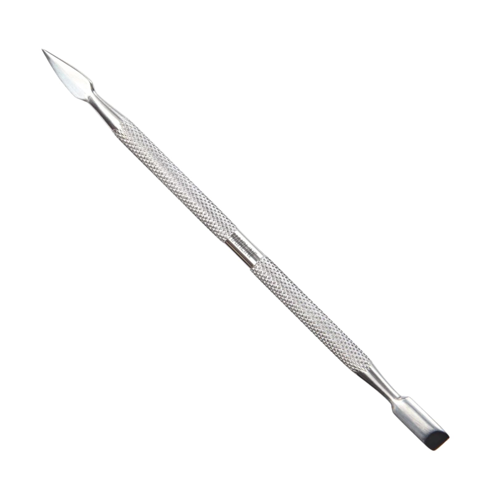 Professional Stainless Steel Double Head Pointed Tip with Flat Cuticle Pusher Spoon Scraper Remover Pedicure Manicure Cleaner Nail Care Tool-image-42