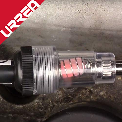 Urrea Spark Plug Tester - 6-12 Volt In-Line Engine Ignition Checker With Diagnostic Indicator Light & Universal Small Motor/Automotive Application - 2355 #TOP5