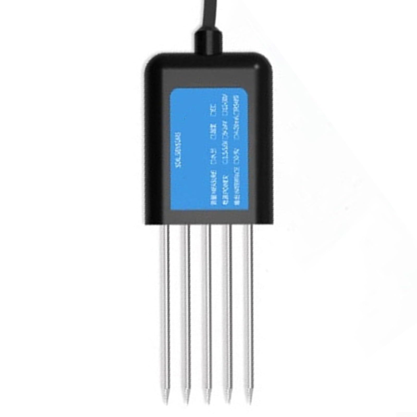Medidor de suelo USB para temperatura, humedad, pH y NPK, IP68 resistente al agua con sonda de acero inoxidable, probador de suelo preciso para agricultura y horticultura (D)