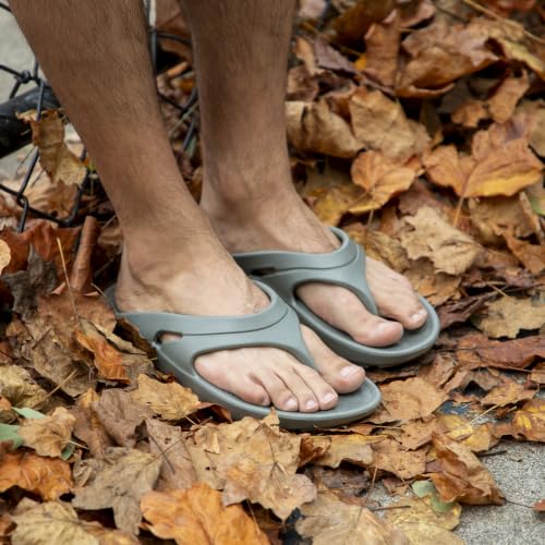 Image of Oka Unisex Recovery Flip Flops | Arch Support Cushioned Sandal | Lightweight Sustainable | Made in the USA