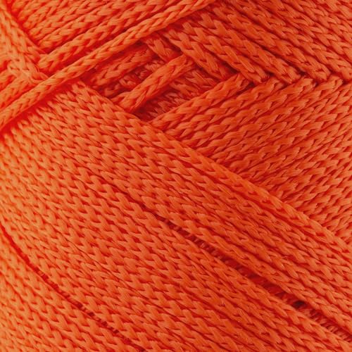 S Sensy 1.5mm-Premium Polypropylene Macrame #2 Fine Cord 3 Pack Orange 164y by S SENSY - Used condition - Image 2