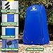 Wakeman Kid Size Pop Up Changing Tent, 3 x 3 x 5.2ft, Mini Camping Shower Tent, Portable Toilet Stall, or Dressing Room for Beach, Dance Recitals, or Sports with Carry Bag, Polyester, Blue