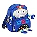 Produktbild Zerodis Anti verlorene Rucksack Kleinkind Anti verlorene Rucksack Schultasche Kindergarten Satchel mit Sicherheitsgurt Cartoon Robot Pattern(Blau)