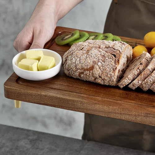 Pieds de planche à découper en laiton T Tulead de 2,9 cm pour mini table