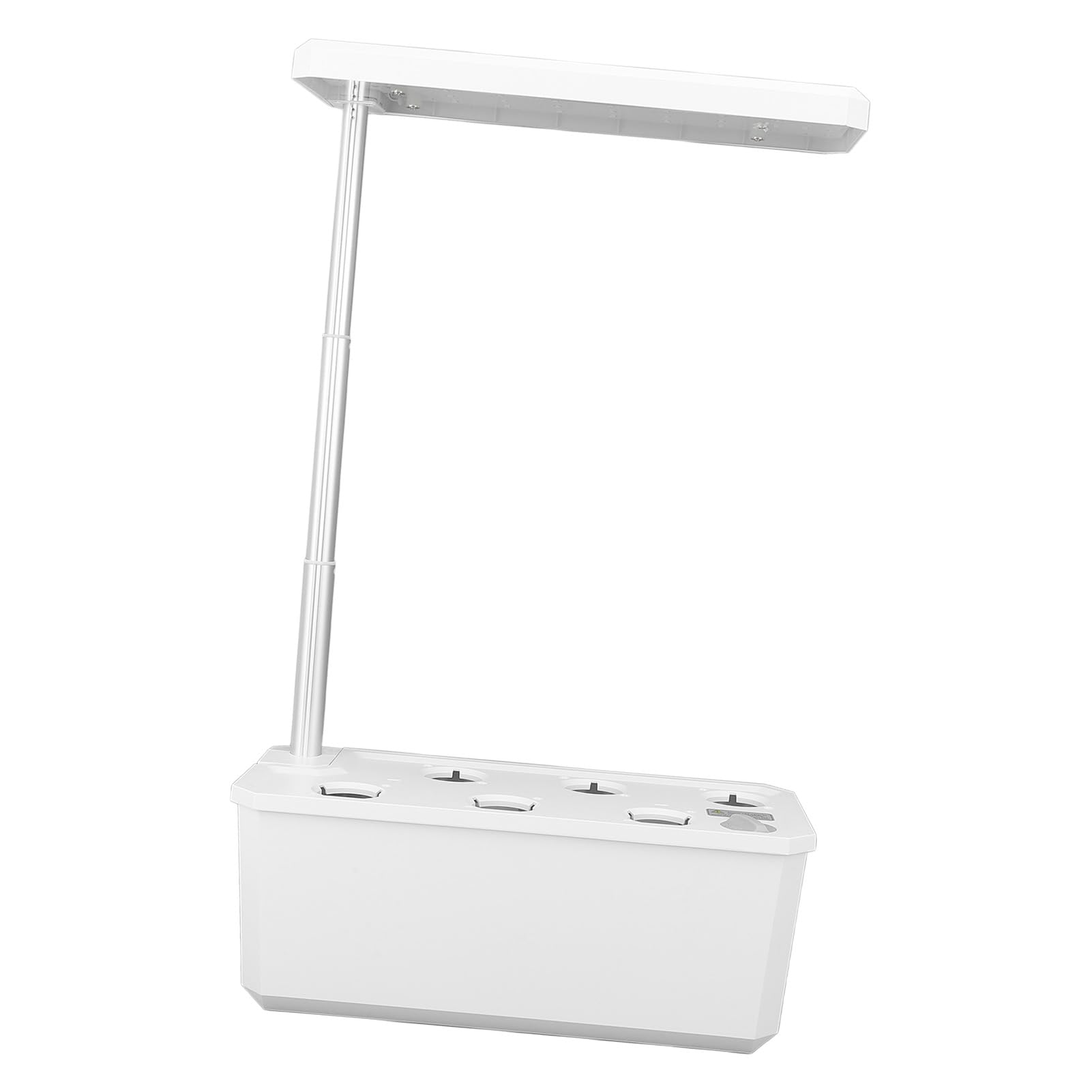 de Cultivo Hidropónico con Luz LED, Control Automático, Máquina Inteligente de Plantación para Jardín de Hierbas de Interior (WHITE)
