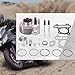 GOOFIT Performance Big Bore Cylinder Kit GY6 80cc 47mm for 139QMB ATV Scooter Moped Go Kart