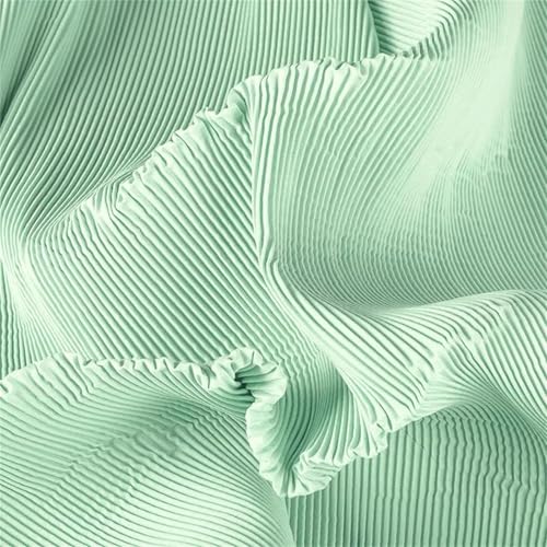 Tissu plissé uni 100x150 cm au mètre résistant pour couture de robe