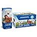 Organic Valley, Organic Milk Boxes, 1% Plain Low Fat Milk, 6.75 Ounces (Pack of 12)