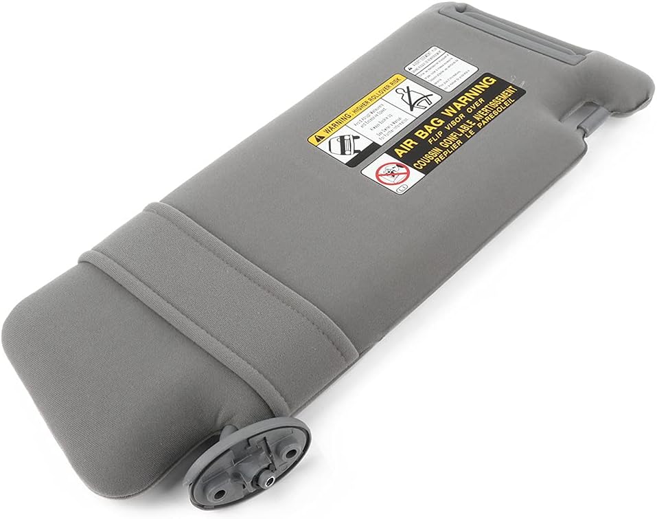 STAYTOP Sun Visors fit for 2005-2014 for Toyota for Tacoma Left Driver Side Automobile Sun Visor for Car Without Sunroof (Gray)