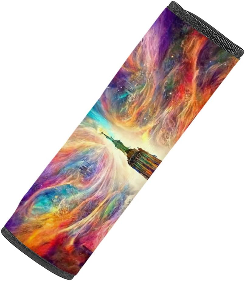 Colorful Car Seat Belt Pads - New York Seat Belt Cover - Themed Seat Belt Cover