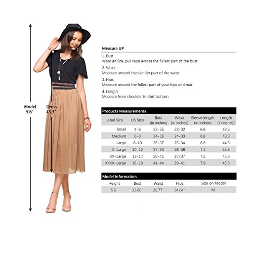 midi dress length inches